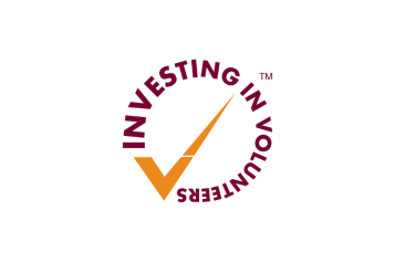 Investing in Volunteers logo.